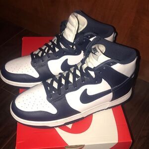 Nike Dunk High Midnight Navy 8.5 NEW